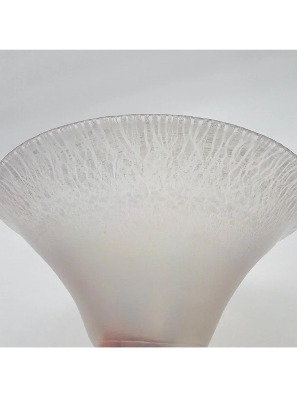 Stretch Glass Iridescent Persian Pearl Footed Compote